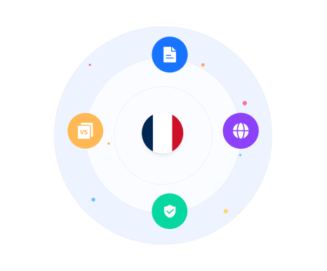 French IP connecting to European consumer markets illustration